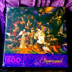 🧩 SEALED Springbok A Renaissance Christmas 1500 piece Puzzle